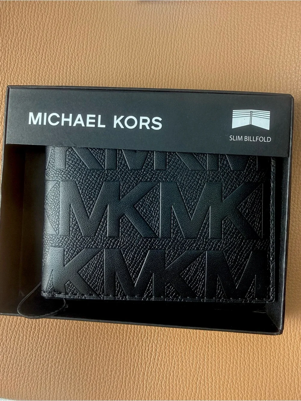 Michael Kors Men's Slim Billfold Wallet - Black (new)